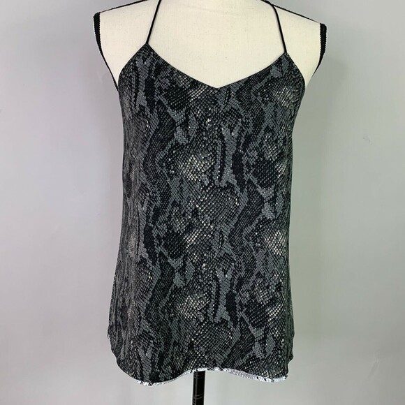 No Tag/Unbranded Flowy Snakeskin Pattern Tank Top Women S Casual Reversible - Picture 6 of 12